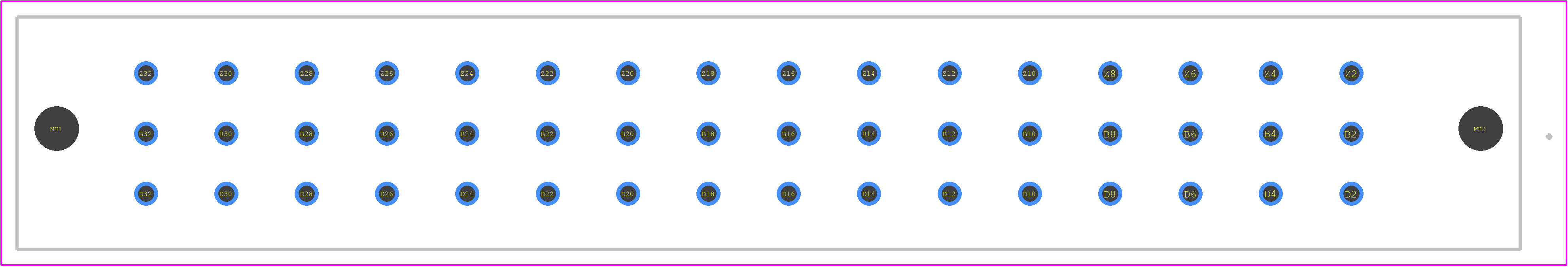 09062486838 - HARTING PCB footprint - Other - Other - 09062486838-33