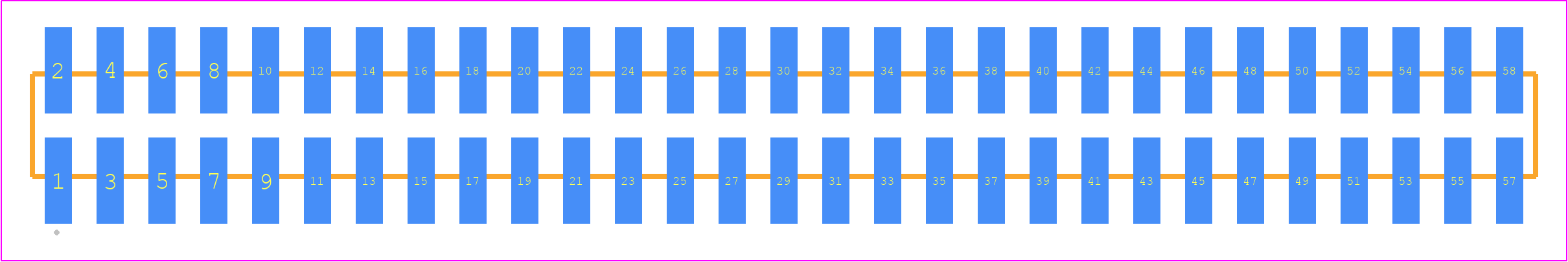 TMM-129-01-G-D-SM - SAMTEC PCB footprint - Other - Other - TMM-129-YY-XX-D-SM