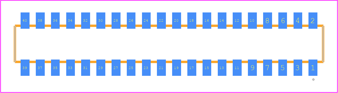 CLP-120-02-LMX-DH - SAMTEC PCB footprint - Other - Other - CLP-120-02-XXX-DH