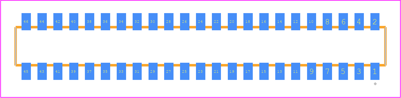 CLP-123-02-FX-DH - SAMTEC PCB footprint - Other - Other - CLP-123-02-XXX-DH