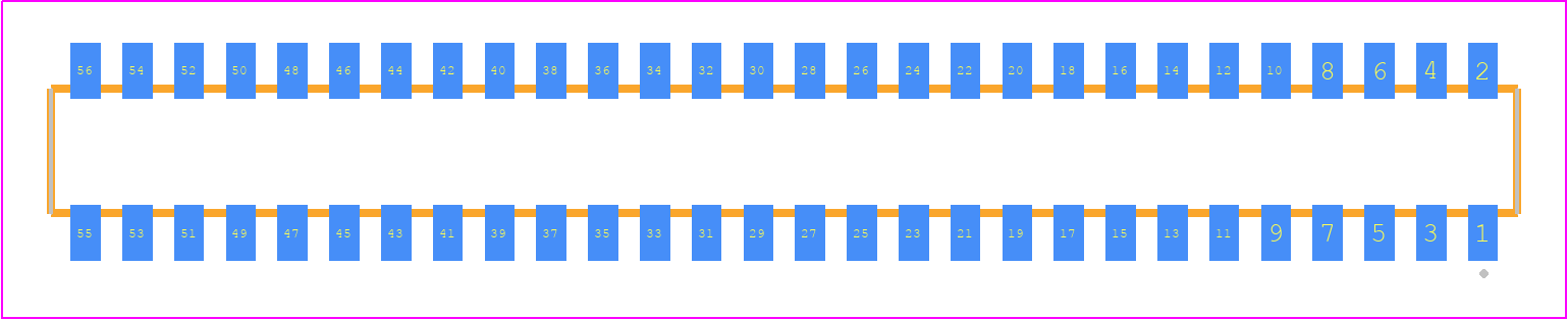 CLP-128-02-LMX-DH - SAMTEC PCB footprint - Other - Other - CLP-128-02-XXX-DH