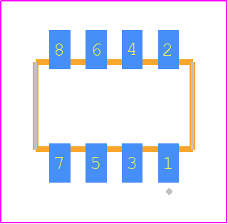 CLP-104-02-LX-DH-TR - SAMTEC PCB footprint - Other - Other - CLP-104-02-XXX-DH-TR