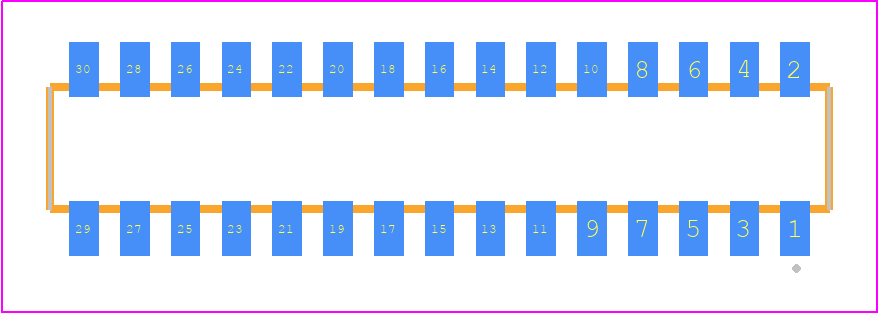 CLP-115-02-LMX-DH-TR - SAMTEC PCB footprint - Other - Other - CLP-115-02-XXX-DH-TR