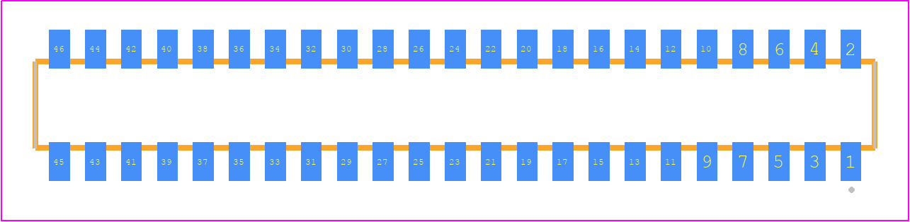 CLP-123-02-FX-DH-TR - SAMTEC PCB footprint - Other - Other - CLP-123-02-XXX-DH-TR