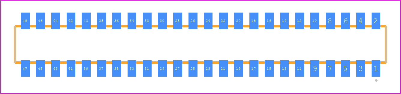 CLP-124-02-LX-DH-TR - SAMTEC PCB footprint - Other - Other - CLP-124-02-XXX-DH-TR