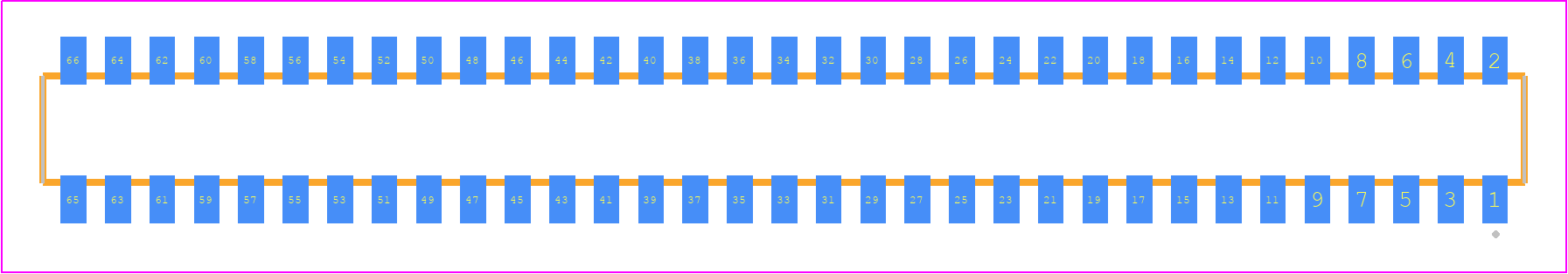 CLP-133-02-FX-DH-TR - SAMTEC PCB footprint - Other - Other - CLP-133-02-XXX-DH-TR