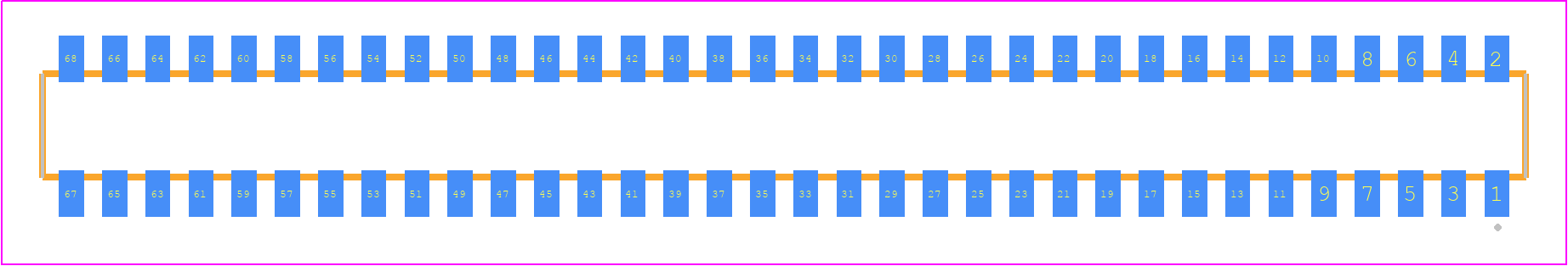 CLP-134-02-LX-DH-TR - SAMTEC PCB footprint - Other - Other - CLP-134-02-XXX-DH-TR