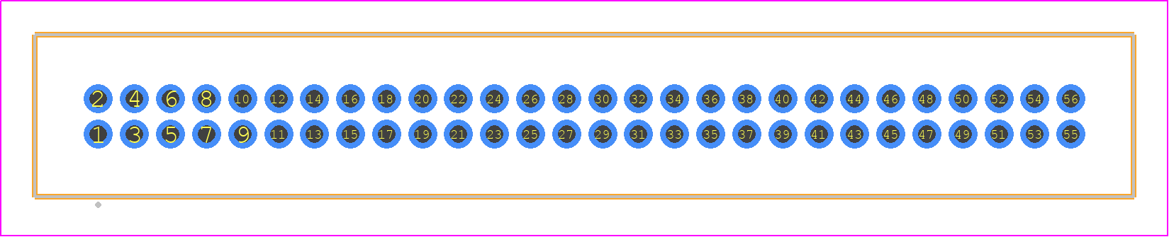 TFM-128-01-S-D - SAMTEC PCB footprint - Other - Other - TFM-128-XX-YYY-D