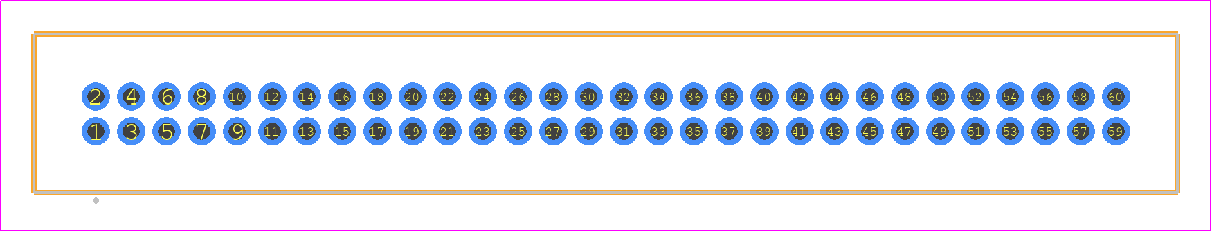 TFM-130-01-STL-D - SAMTEC PCB footprint - Other - Other - TFM-130-XX-YYY-D