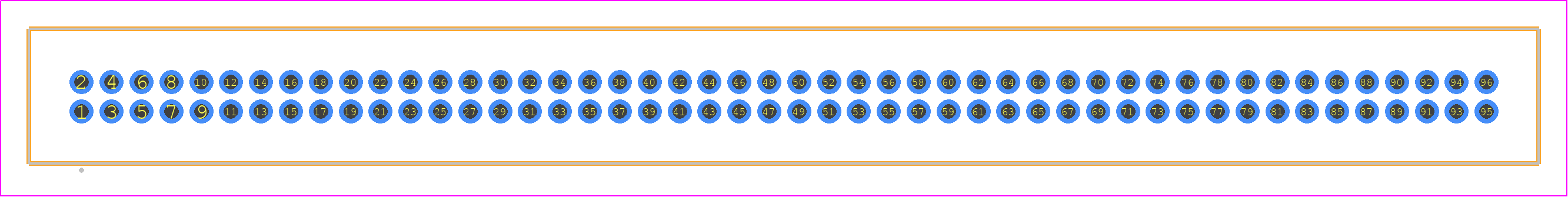 TFM-148-01-H-D - SAMTEC PCB footprint - Other - Other - TFM-148-XX-YYY-D