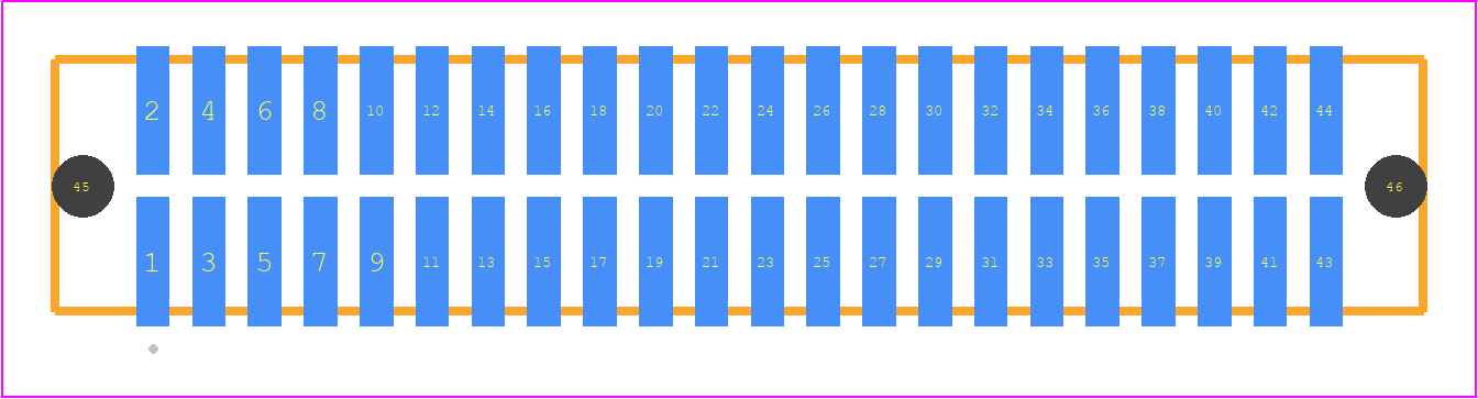 TFM-122-01-STL-D-A - SAMTEC PCB footprint - Other - Other - TFM-122-YY-XXX-D-A