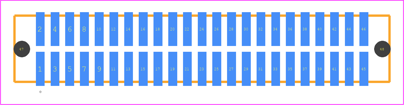 TFM-123-03-F-D-A - SAMTEC PCB footprint - Other - Other - TFM-123-YY-XXX-D-A