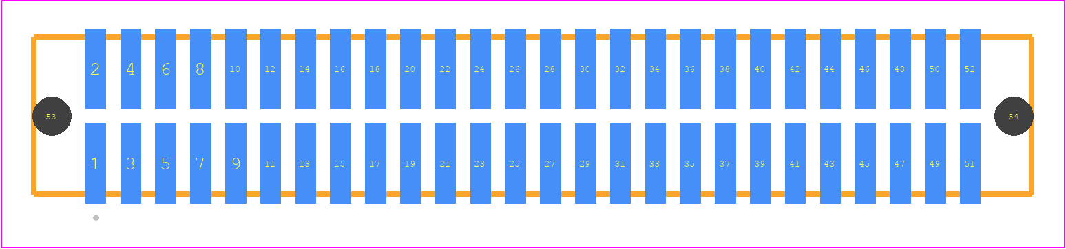 TFM-126-01-LM-D-A - SAMTEC PCB footprint - Other - Other - TFM-126-YY-XXX-D-A