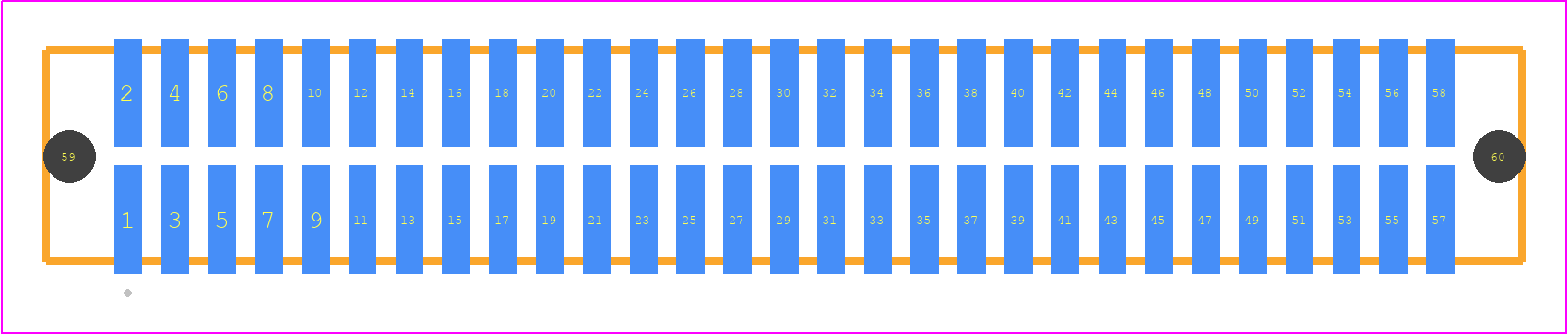 TFM-129-03-H-D-A - SAMTEC PCB footprint - Other - Other - TFM-129-YY-XXX-D-A