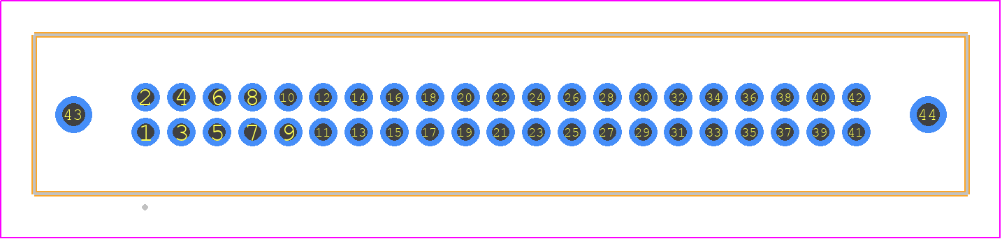 TFM-121-03-STL-D-WT - SAMTEC PCB footprint - Other - Other - TFM-121-YY-XXX-D-WT