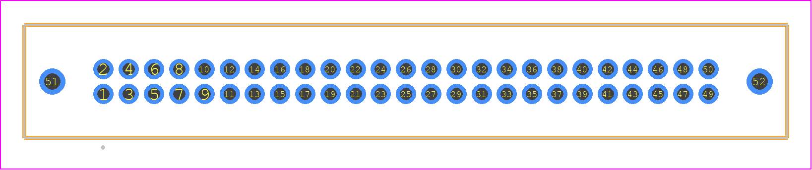 TFM-125-03-LM-D-WT - SAMTEC PCB footprint - Other - Other - TFM-125-YY-XXX-D-WT
