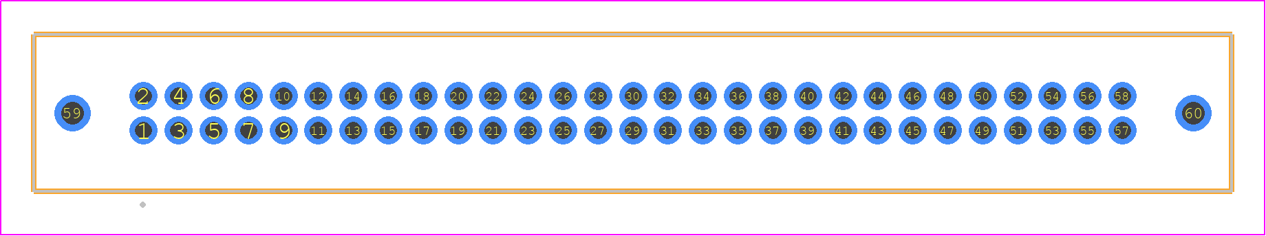 TFM-129-01-L-D-WT - SAMTEC PCB footprint - Other - Other - TFM-129-YY-XXX-D-WT