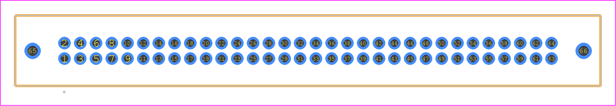 TFM-132-01-SM-D-WT - SAMTEC PCB footprint - Other - Other - TFM-132-YY-XXX-D-WT