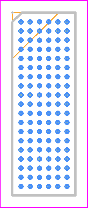 SN74LV4320AGKFR - Texas Instruments PCB footprint - BGA - BGA - GKF(R-PBGA-N114)