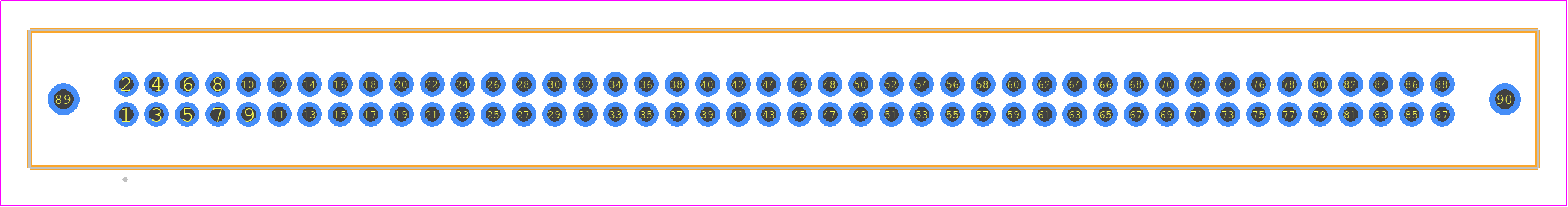 TFM-144-01-STL-D-WT - SAMTEC PCB footprint - Other - Other - TFM-144-YY-XXX-D-WT