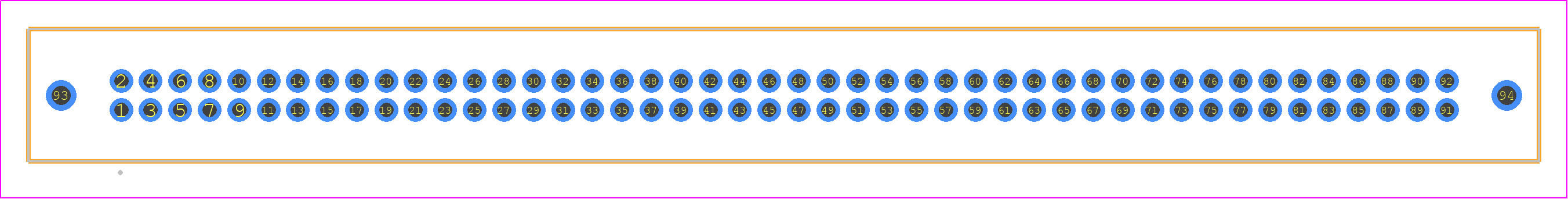 TFM-146-01-LM-D-WT - SAMTEC PCB footprint - Other - Other - TFM-146-YY-XXX-D-WT
