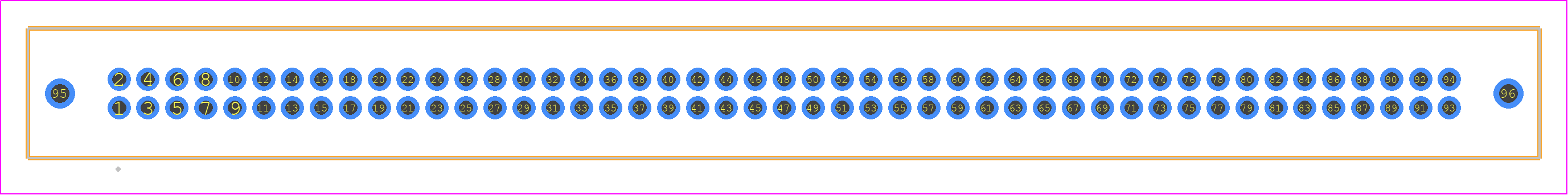 TFM-147-01-STL-D-WT - SAMTEC PCB footprint - Other - Other - TFM-147-YY-XXX-D-WT