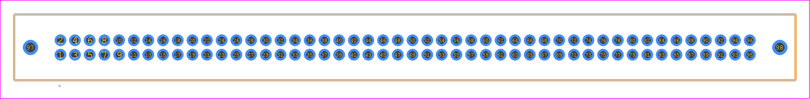 TFM-148-03-S-D-WT - SAMTEC PCB footprint - Other - Other - TFM-148-YY-XXX-D-WT