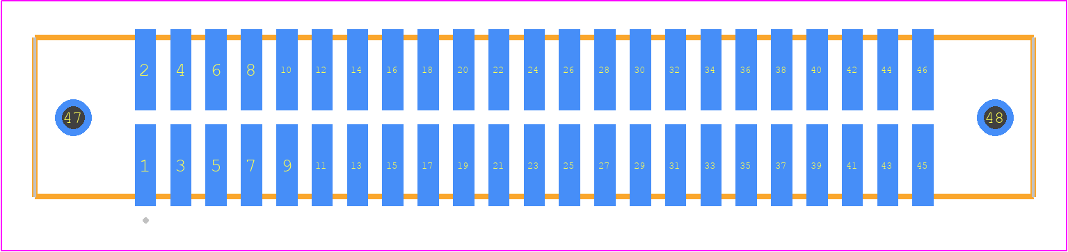 TFM-123-02-F-D-WT - SAMTEC PCB footprint - Other - Other - TFM-123-02-XXX-D-WT
