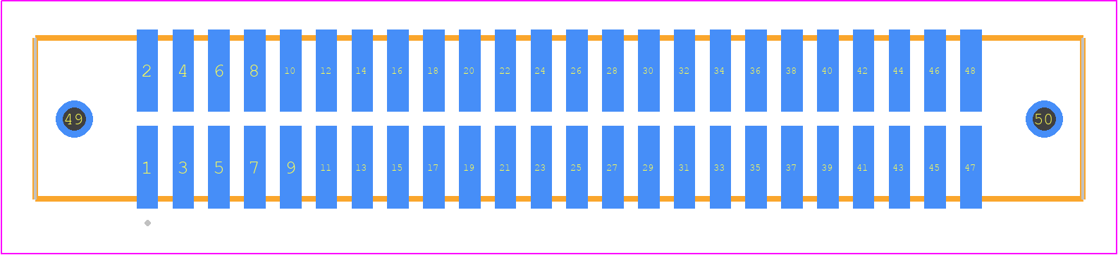 TFM-124-02-LM-D-WT - SAMTEC PCB footprint - Other - Other - TFM-124-02-XXX-D-WT