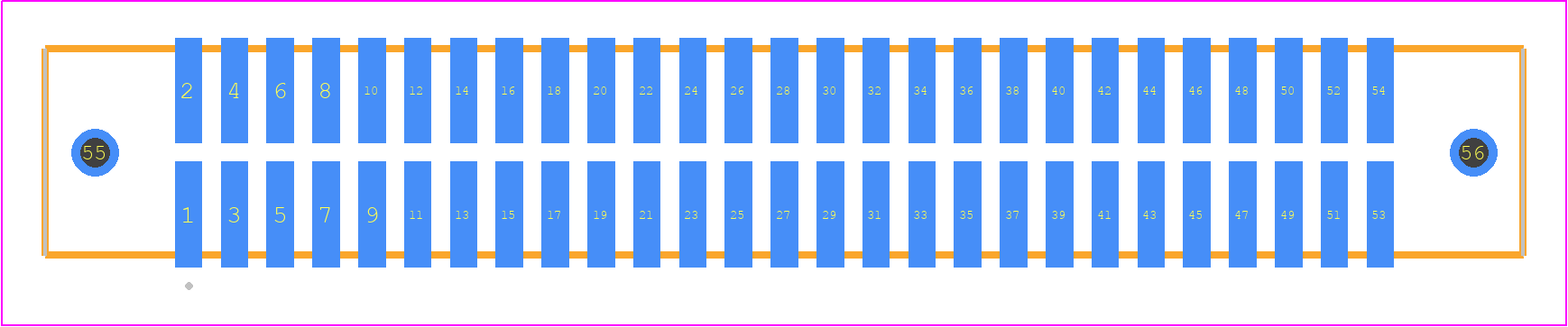 TFM-127-02-H-D-WT - SAMTEC PCB footprint - Other - Other - TFM-127-02-XXX-D-WT