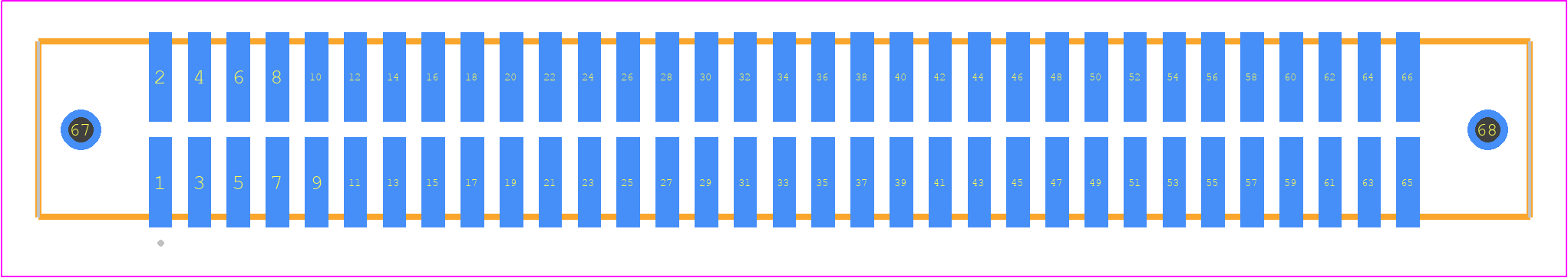 TFM-133-02-F-D-WT - SAMTEC PCB footprint - Other - Other - TFM-133-02-XXX-D-WT