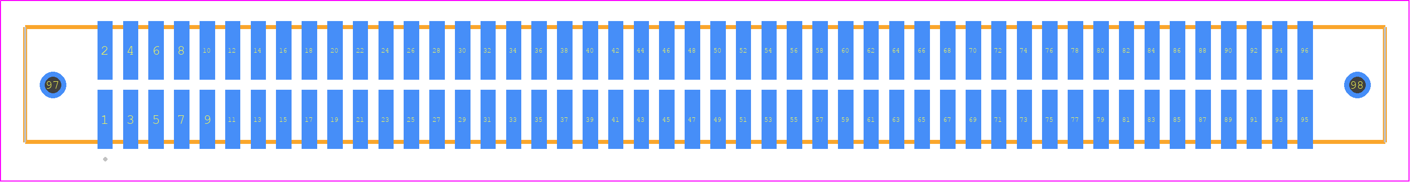 TFM-148-02-S-D-WT - SAMTEC PCB footprint - Other - Other - TFM-148-02-XXX-D-WT