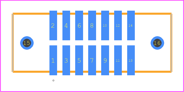 TFM-107-02-LM-D-WT-TR - SAMTEC PCB footprint - Other - Other - TFM-107-02-XXX-D-WT-TR