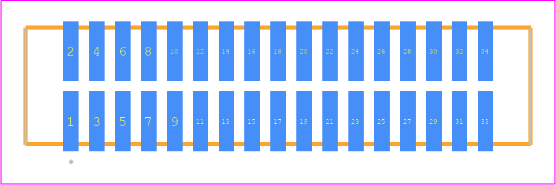 TFM-117-02-H-D-K - SAMTEC PCB footprint - Other - Other - TFM-117-02-XXX-D-Y