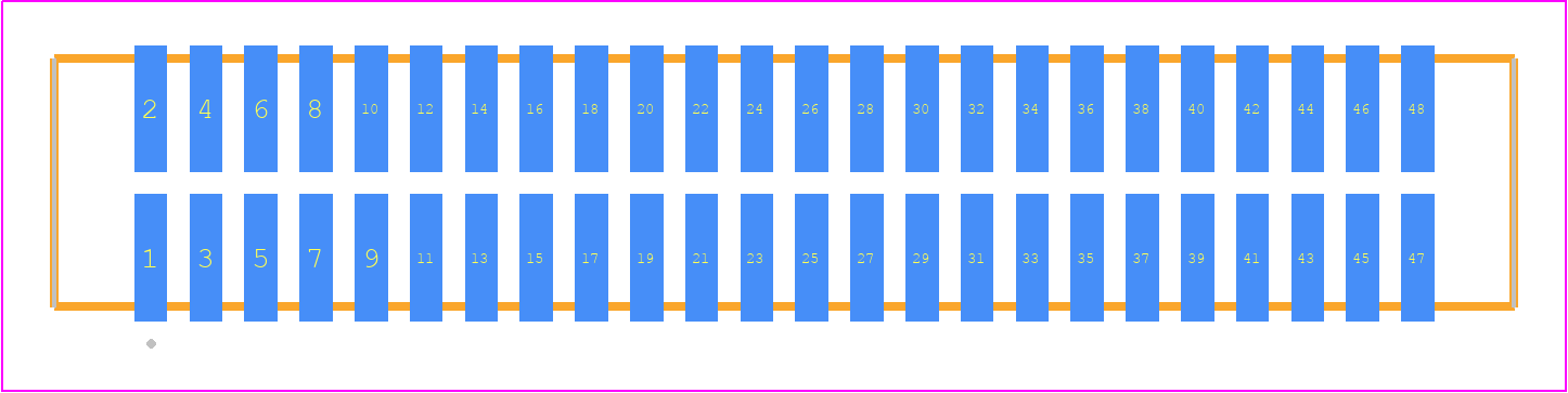 TFM-124-02-LM-D-K - SAMTEC PCB footprint - Other - Other - TFM-124-02-XXX-D-Y