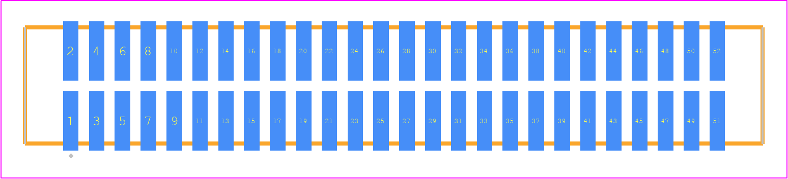 TFM-126-02-STL-D-P - SAMTEC PCB footprint - Other - Other - TFM-126-ZZ-XXX-D-P