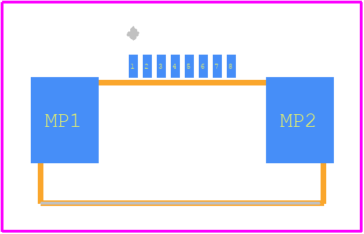 167-6458 - Molex PCB footprint - Other - Other - 167-6458-3