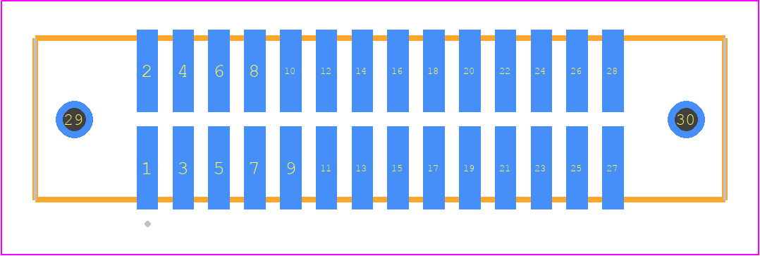 TFM-114-02-S-D-WT-K - SAMTEC PCB footprint - Other - Other - TFM-114-02-XXX-D-WT-K