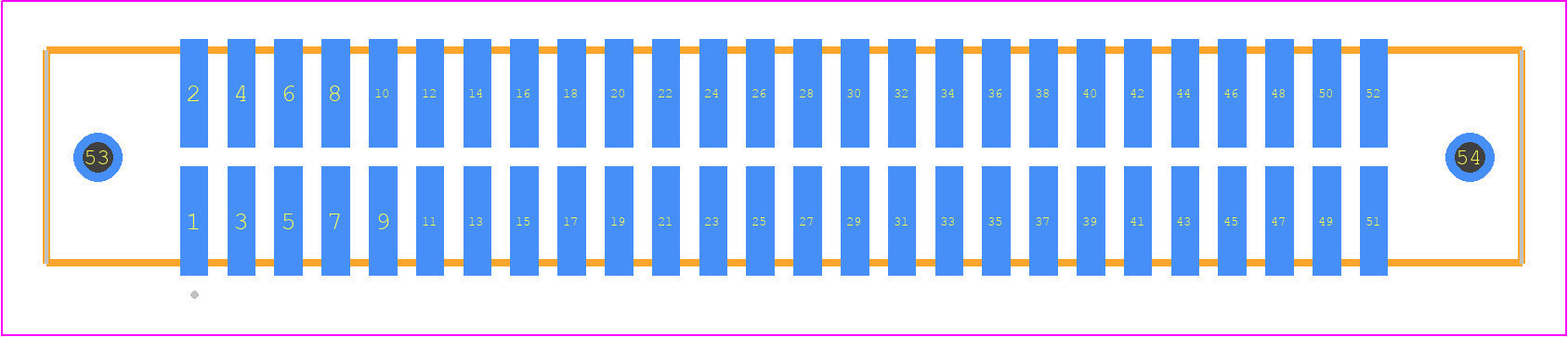 TFM-126-02-H-D-WT-K-TR - SAMTEC PCB footprint - Other - Other - TFM-126-02-XXX-D-WT-K-TR