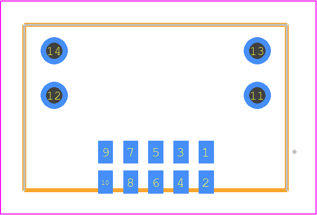 TFM-105-02-F-DH - SAMTEC PCB footprint - Other - Other - TFM-105-02-X-DH