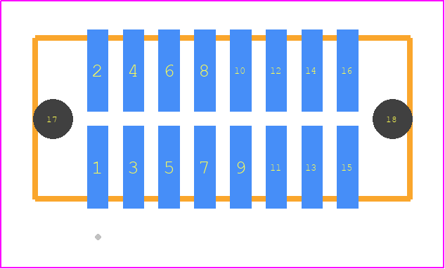 TFM-108-32-STL-D-A - SAMTEC PCB footprint - Other - Other - TFM-108-ZZ-XXX-D-A