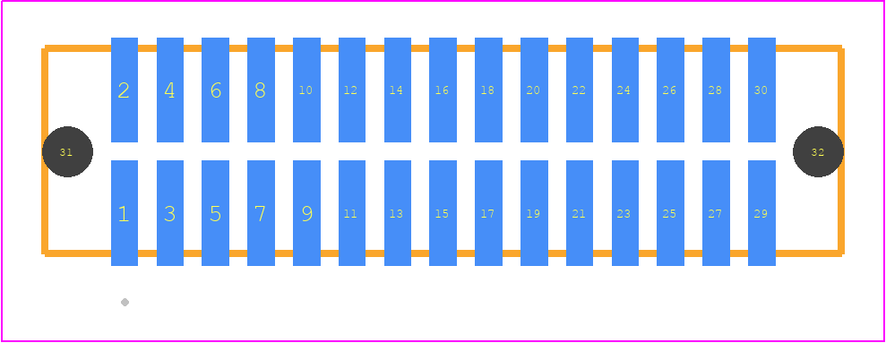 TFM-115-32-LM-D-A - SAMTEC PCB footprint - Other - Other - TFM-115-ZZ-XXX-D-A