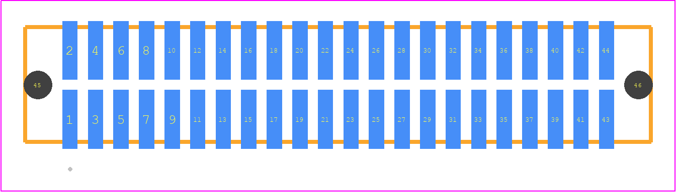 TFM-122-32-LM-D-A - SAMTEC PCB footprint - Other - Other - TFM-122-ZZ-XXX-D-A