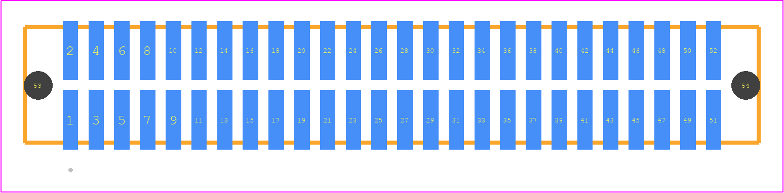 TFM-126-12-F-D-A - SAMTEC PCB footprint - Other - Other - TFM-126-ZZ-XXX-D-A