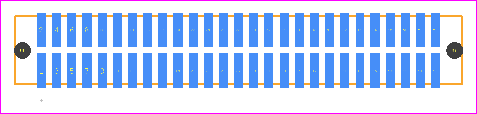 TFM-127-12-S-D-A - SAMTEC PCB footprint - Other - Other - TFM-127-ZZ-XXX-D-A