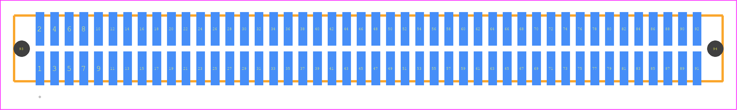 TFM-146-12-H-D-A - SAMTEC PCB footprint - Other - Other - TFM-146-ZZ-XXX-D-A