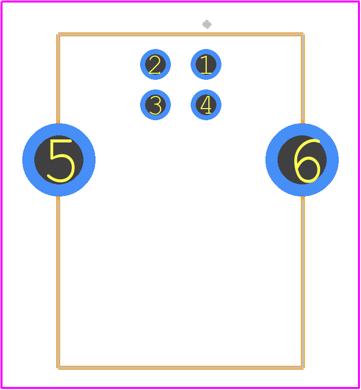 USB-B1HSB6 - On Shore Technology Inc. PCB footprint - Other - Other - USB-B1HSB6