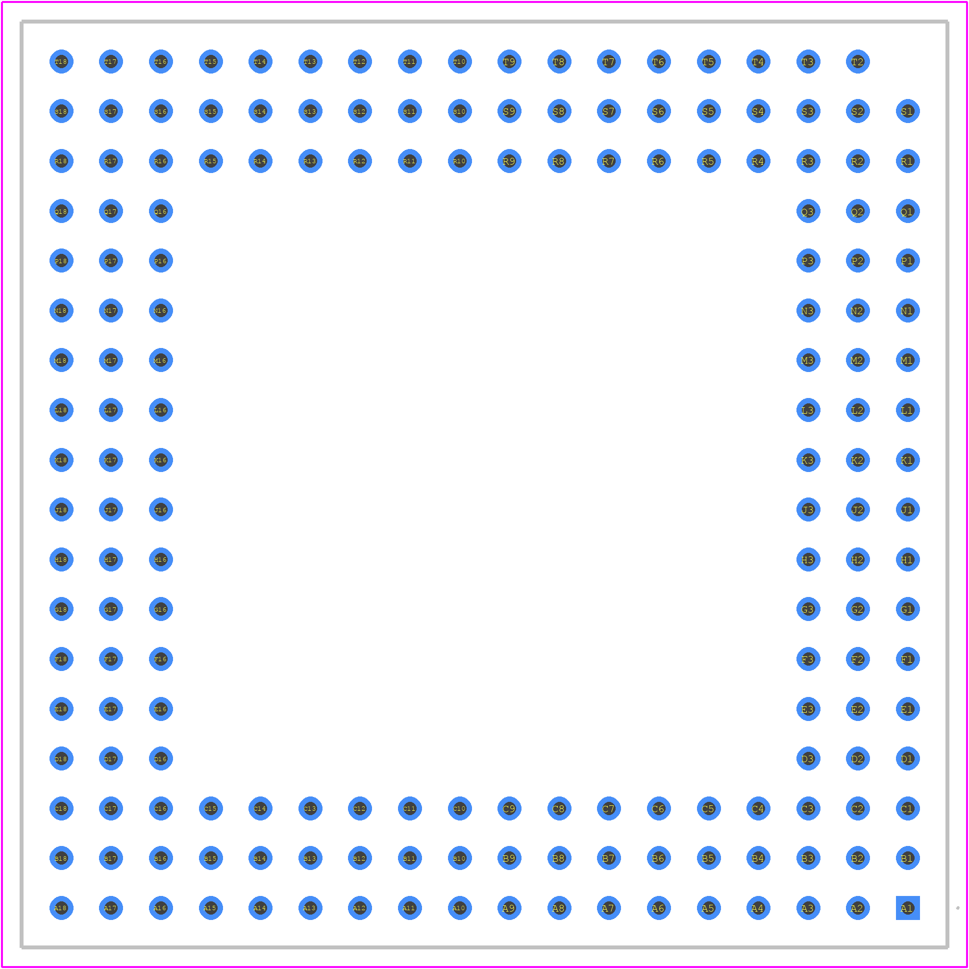 MC68040RC25V - NXP PCB footprint - Other - Other - 179-PGA