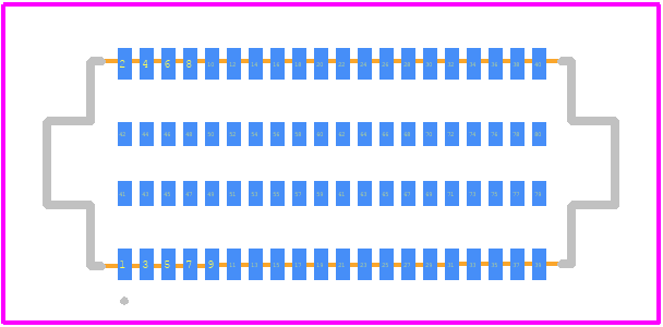 TLH-020-0.50-G-D-K - SAMTEC PCB footprint - Other - Other - TLH-020-0.50-G-D-K-2