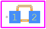 APA1606QBC/D - Kingbright PCB footprint - Other - Other - 1.6 x 0.6 mm Right Angle Infrared Emitting Diode